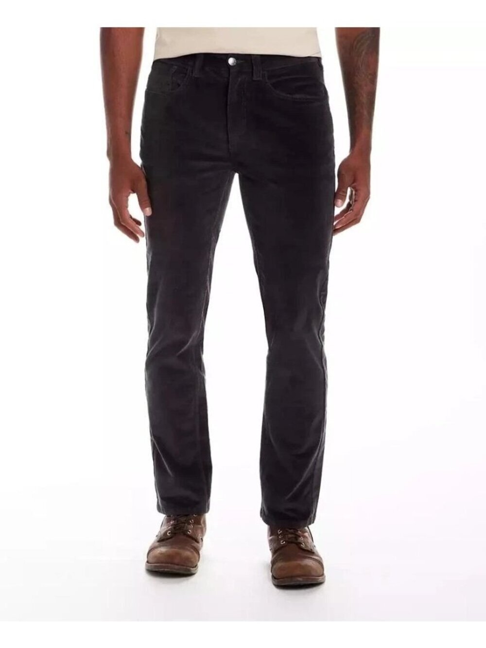 Weatherproof Vintage Men's 42x32 Corduroy Pants  Gray e1700